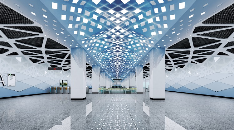 济南地铁2号线19座地铁站全景图来袭