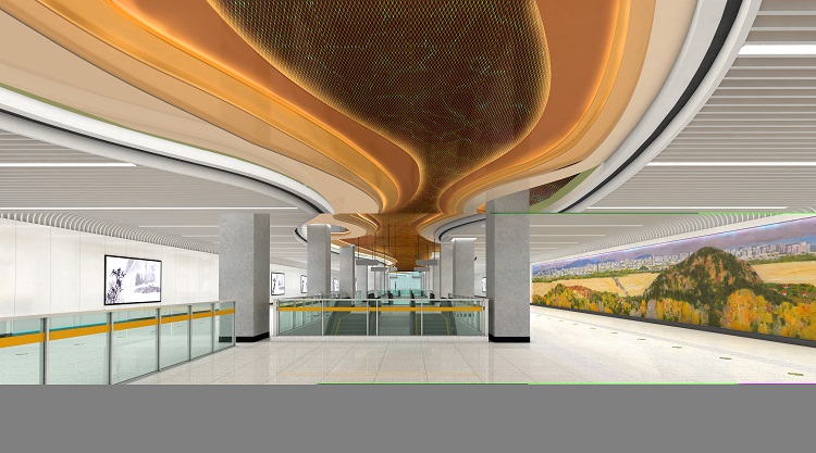 济南地铁2号线19座地铁站全景图来袭