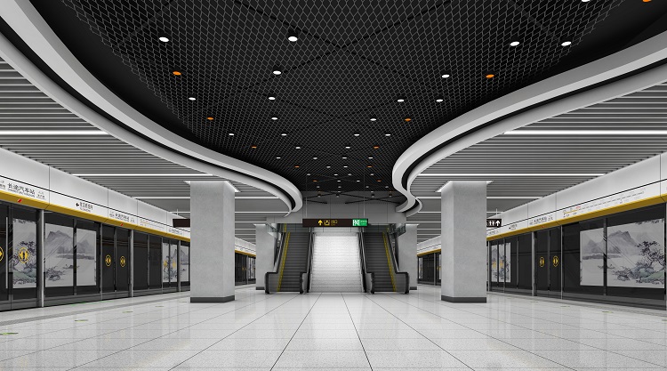 济南地铁2号线19座地铁站全景图来袭