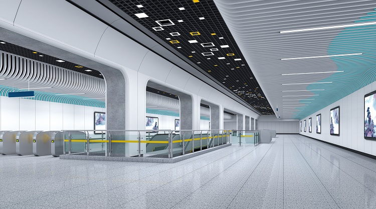 济南地铁2号线19座地铁站全景图来袭