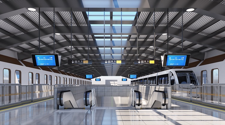 济南地铁2号线19座地铁站全景图来袭