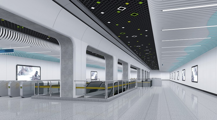 济南地铁2号线19座地铁站全景图来袭