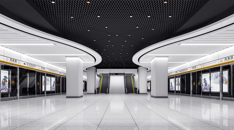 济南地铁2号线19座地铁站全景图来袭