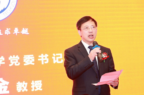 武汉理工大学党委书记信思金教授在广东校友会年会上会见群益股份董事长