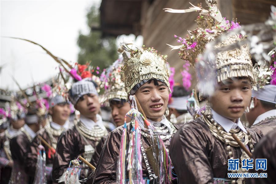 贵州从江：吹芦笙 秀盛装