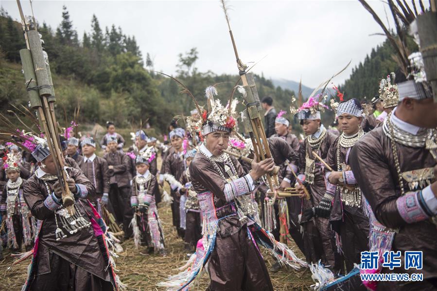 贵州从江：吹芦笙 秀盛装
