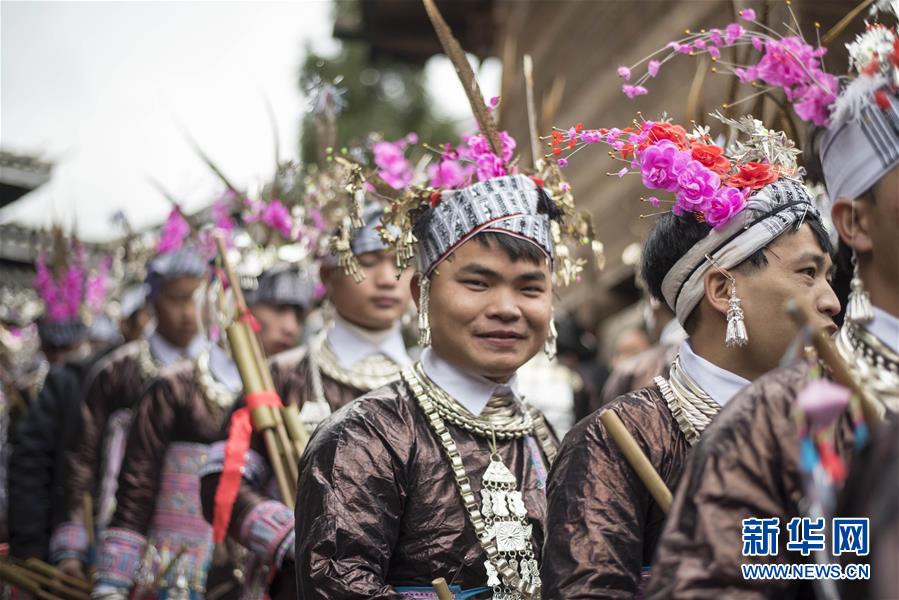 贵州从江：吹芦笙 秀盛装