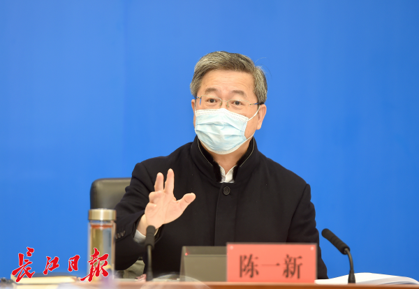 中央指导组副组长中央政法委秘书长陈一新武汉保卫战进入决战决胜新