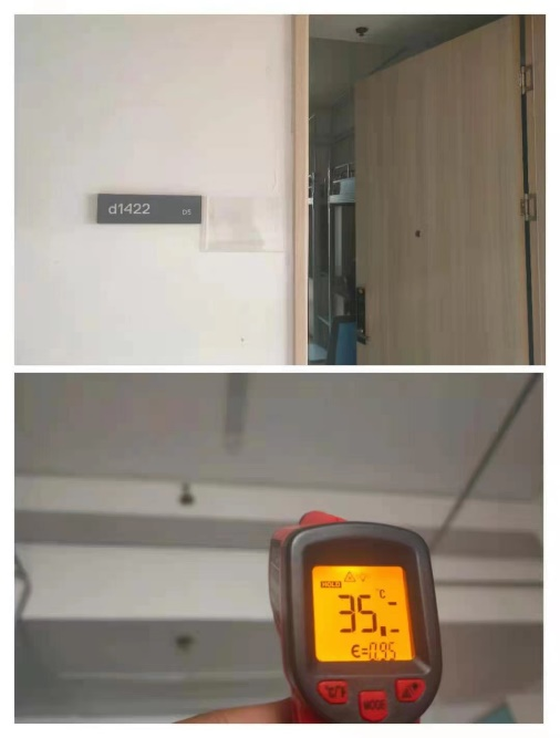 廣東出現首個集中供暖高校_fororder_供暖後的學生公寓溫度測試