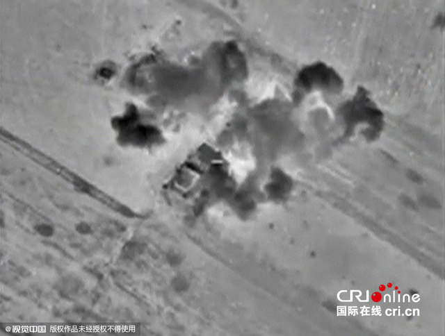 俄对IS发起最大火力空袭 24小时袭94处目标