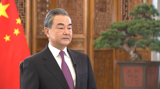 Wang Yi, isinalaysay ang situwasyong pandaidig at gawaing diplomatiko ng Tsina noong 2020_fororder_20210102WangYi550