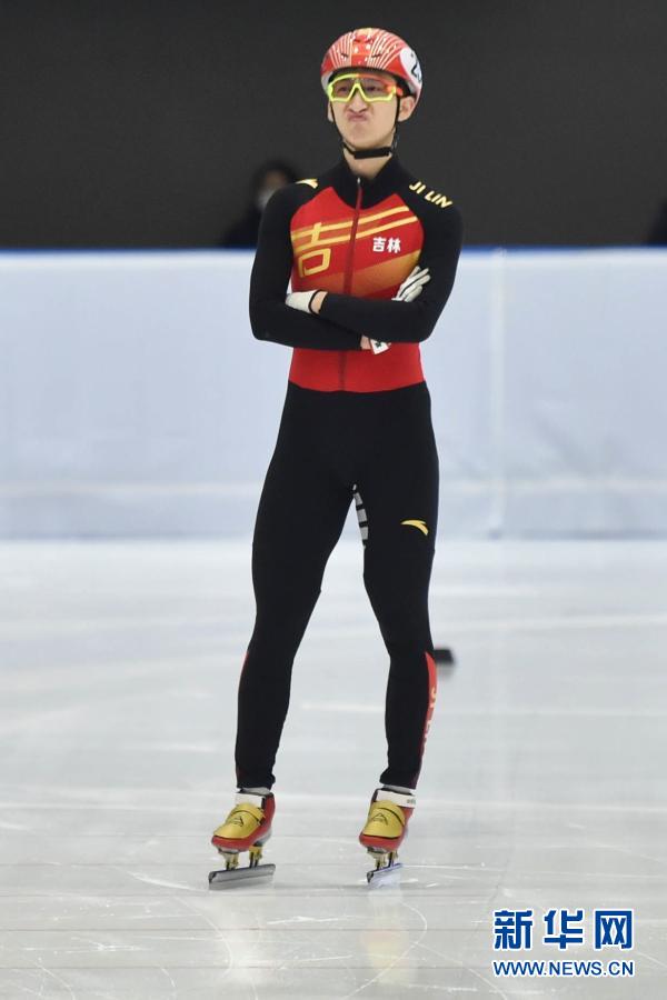 短道速滑——全国冠军赛：武大靖夺得男子1500米冠军