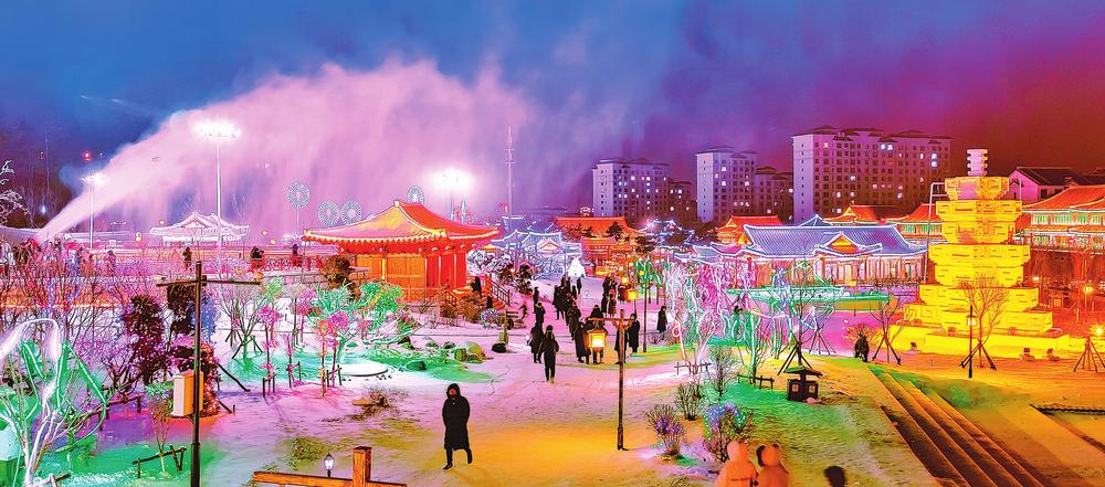 第二屆中國朝鮮族民俗燈光節在延吉市中國朝鮮族民俗園開幕_fororder_1 image_202101050922