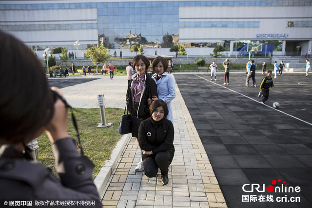 攝影師拍攝平壤街頭百姓生活 攝影師拍攝平壤街頭百姓生活