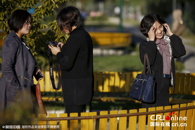 攝影師拍攝平壤街頭百姓生活 攝影師拍攝平壤街頭百姓生活