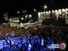 以色列10萬人集會紀念拉賓遇刺20週年