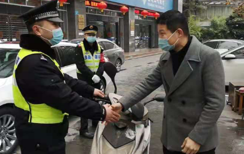 （有修改）【B】重庆渝北：“多勤联动”执法工作队帮助市民找回被盗车辆