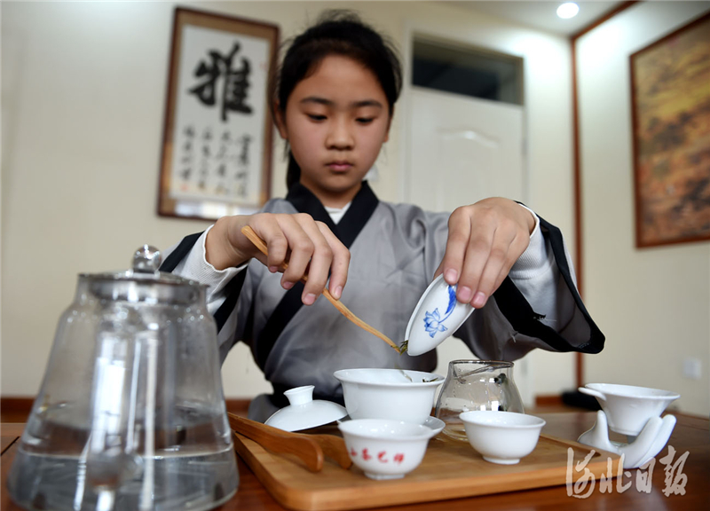 河北隆堯：茶文化進校園