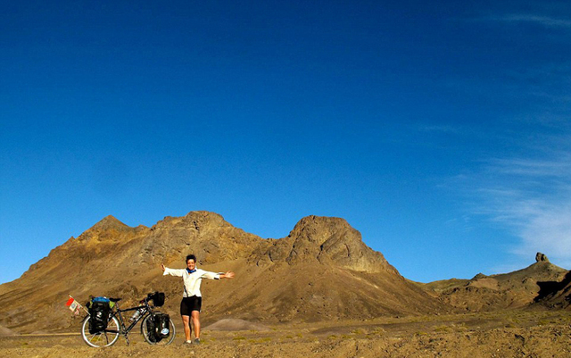 英國女冒險家4年僅靠人力完成環球旅行 全程4萬公里 英國女冒險家4年僅靠人力完成環球旅行 全程4萬公里