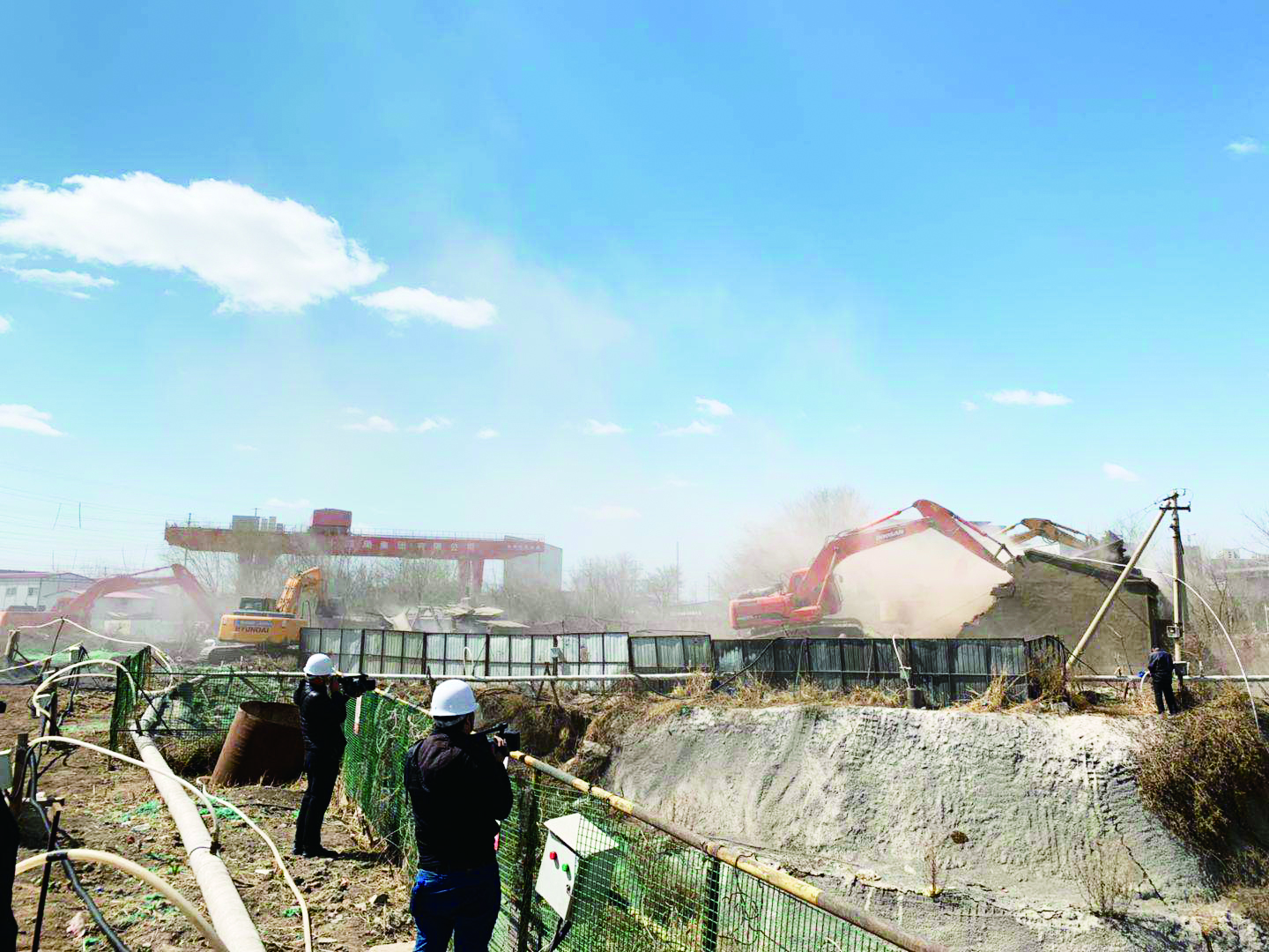 長春汽開區依法拆除軌道交通2號線西延線建設障礙