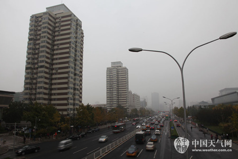 北京污染将持续至17日 今明部分时段达重度污染