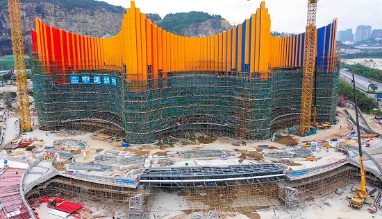 图片默认标题_fororder_建设中的珠海长隆剧院（长隆供稿）
