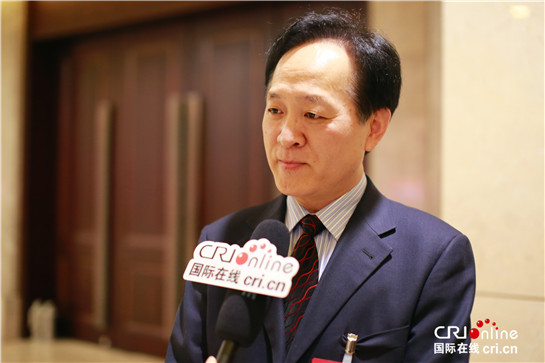 西安市人大代表,雁塔区委书记赵小林接受国际在线陕西频道采访(摄影