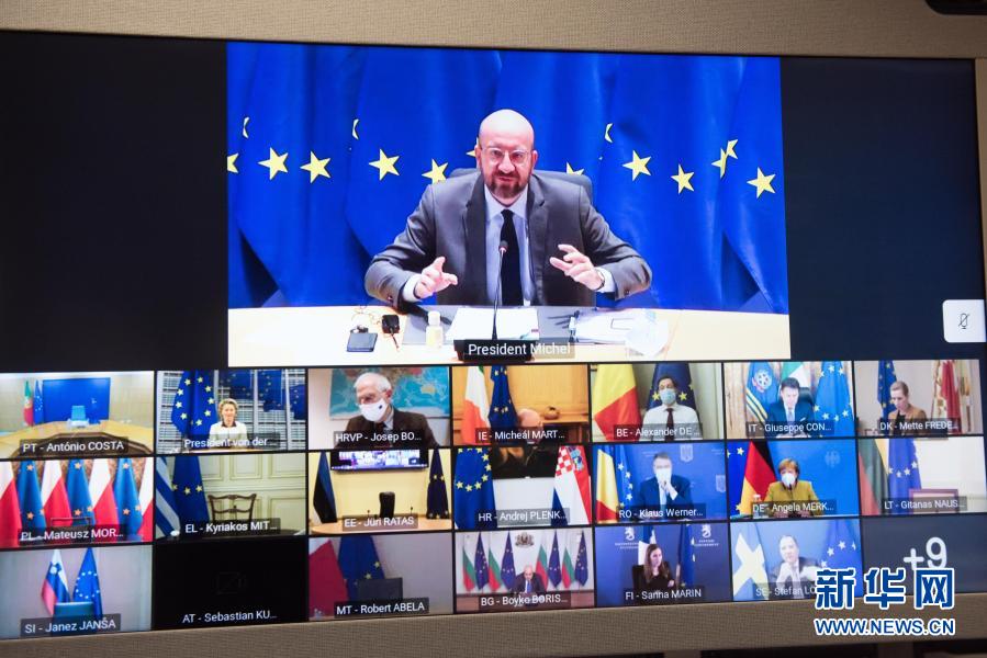 欧盟领导人举行视频会议 讨论新冠疫情