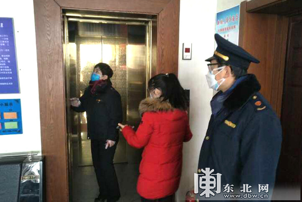 哈尔滨道外区保障10家隔离宾馆电梯安全运行