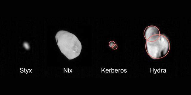 NASA发布冥王星彩色效果图像 宛如迷幻世界