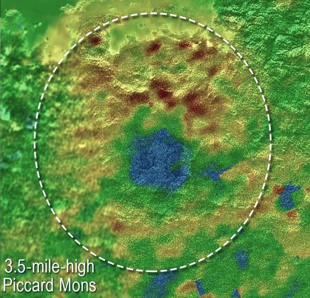 NASA发布冥王星彩色效果图像 宛如迷幻世界