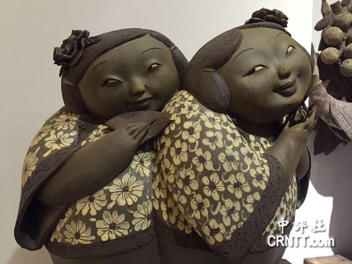 大陆“快乐”陶艺作品引台湾艺术界关注 大陆“快乐”陶艺作品引台湾艺术界关注