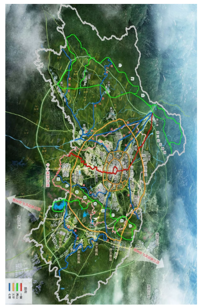 规划的规模确实相当巨大(横屏适用)最终,成都天府绿道将形成以锦江