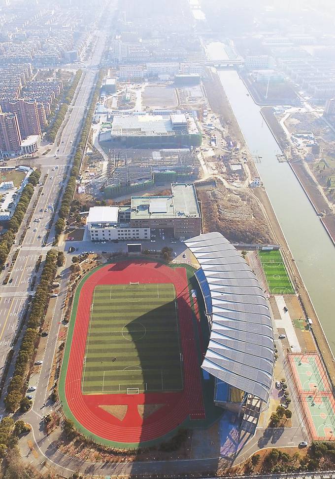 2022年江蘇省運會比賽場館建設中
