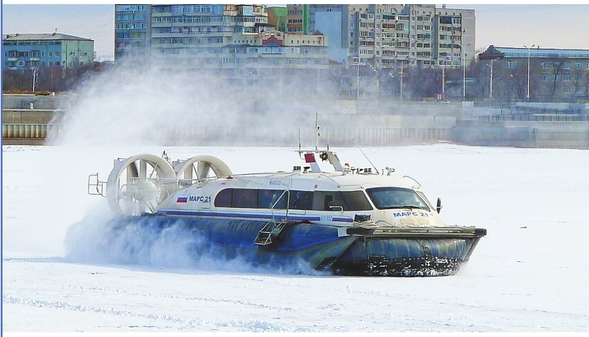 春季中俄氣墊船旅客運輸開通