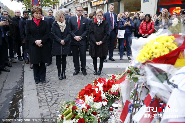 多国领导人抵法 悼念巴黎恐袭案遇难者