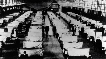 1918年大流感全球死亡5000万，美国人均寿命降低十多岁