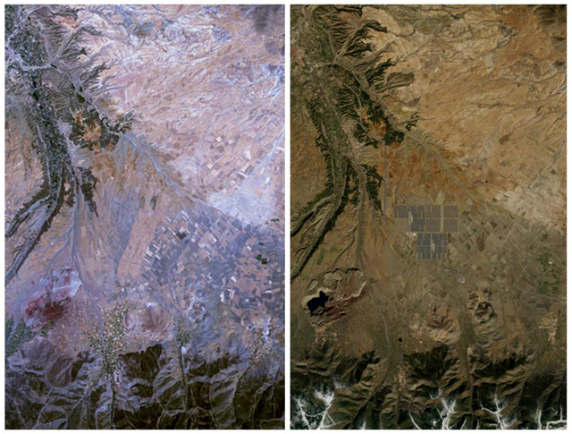 驚人照片展現地球地貌變化 人類活動造就滄海桑田 驚人照片展現地球地貌變化 人類活動造就滄海桑田