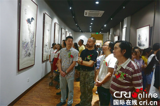 已过审【文化 标题摘要】大足画家作品在张大千美术馆展出