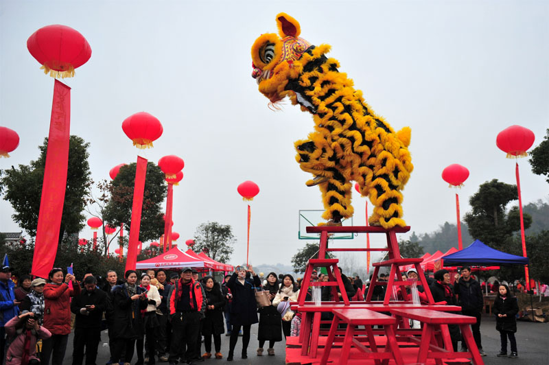 湖北宜昌：“我到鄉村過大年” 多彩民俗迎新春