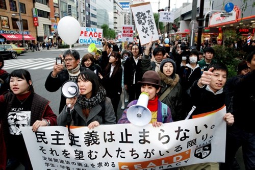 日本民眾集會促廢除秘密保護法 痛批安倍歷史觀