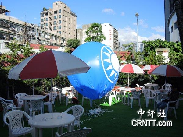 走进朱立伦竞选总部:蓝白主色 风格简约 走进朱立伦竞选总部:蓝白主色 风格简约