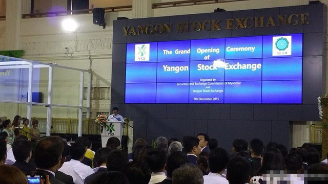 缅甸首家证券交易所开业 将有5家公司上市