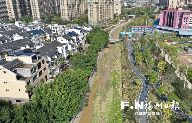 【福州】【移動版】【Chinanews帶圖】福州解放溪將建1公里最美示範段 工程力爭在年中完成