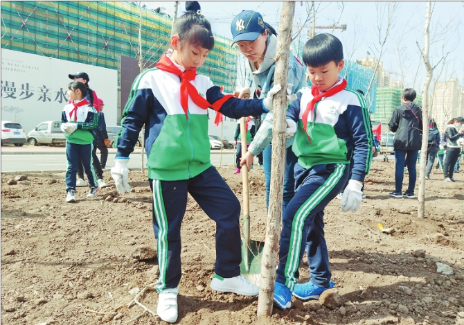 为大地植新绿为城市添生机