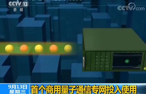 中國首個商用量子通信專網投入使用