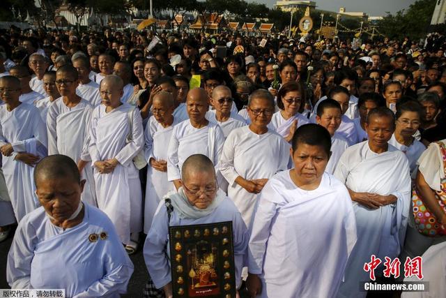 泰国为已故佛教界最高领袖举办火葬仪式
