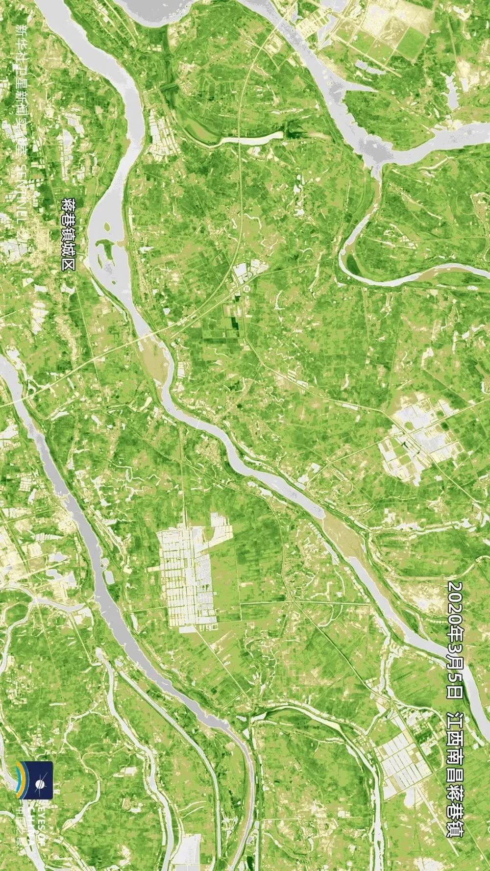 中国耕地红线卫星地图图片