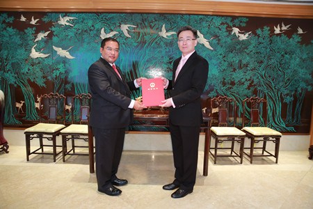 宋哲會見緬甸新任駐港總領事駐香港公署（圖）