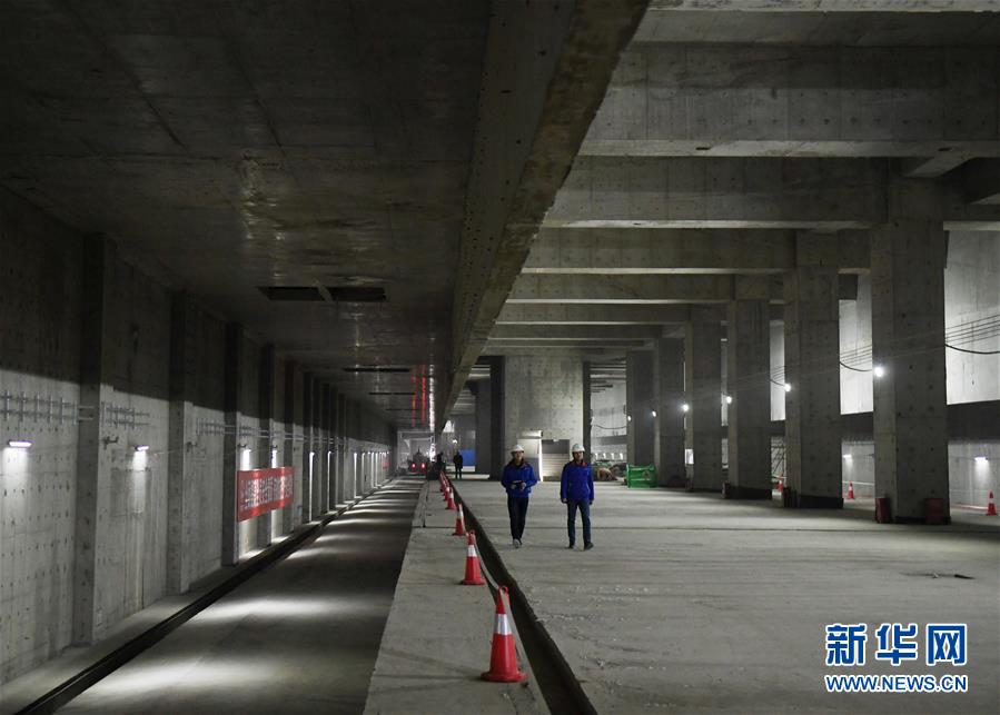 京雄城际铁路北京新机场站主体工程完工
